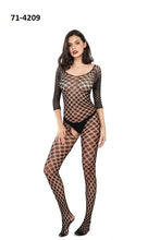 Women Crotch-less Full Bodysuit Fishnet Lingerie 71-4209