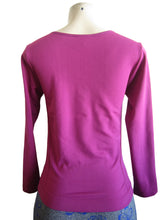 Women Scoop Neck Long Sleeve Top with Fleece (FAB-13638)