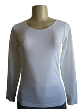 Women Scoop Neck Long Sleeve Top with Fleece (FAB-13638)