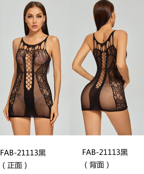 F&F Dazzling Mesh Body Stocking Lingerie (FAB-21113)