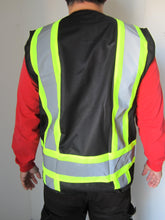 F&F Safety Vest with Pull up Zipper FAB-21132