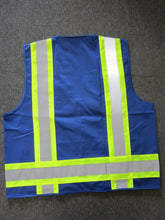 F&F Safety Vest with Pull up Zipper FAB-21132 PLUS