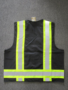 F&F Safety Vest with Pull up Zipper FAB-21132 PLUS