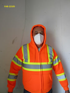 F&F High Visibility Jacket with Hood  FAB-22105