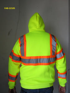 F&F High Visibility Jacket with Hood  FAB-22105