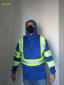 Long Sleeves with Hood High Visibility Apparel FAB-3018