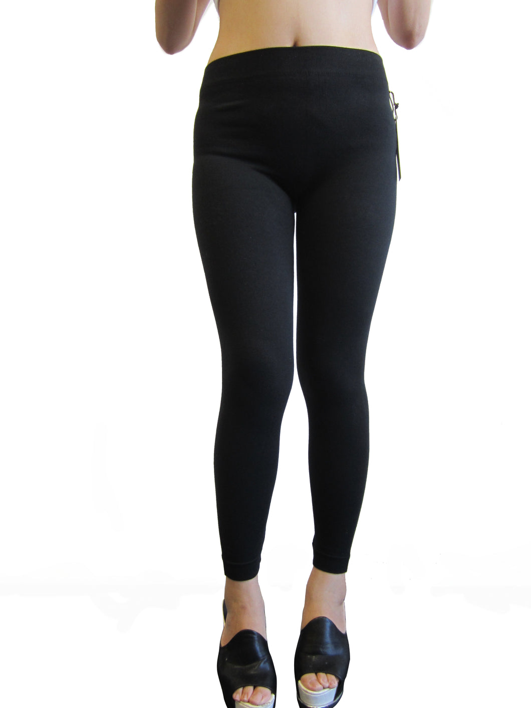 Women One Size Warm Cotton Ankle-length Terry Leggings with Brush (FAB-887)