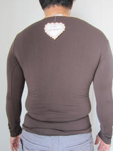 Men's Basic Long Sleeve Scoop Neck Top (FAB-12603)