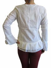 Women Ruffled Long Sleeve Top (8197)