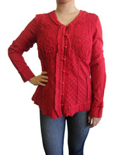 Women Cotton Lawn Button Down Long Sleeve Top (8209)