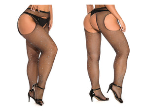 F&F Rhinestones Pantyhose Plus Size XH-H02Q