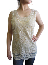 Women See-through Sleeveless Summer Top (ER6423)