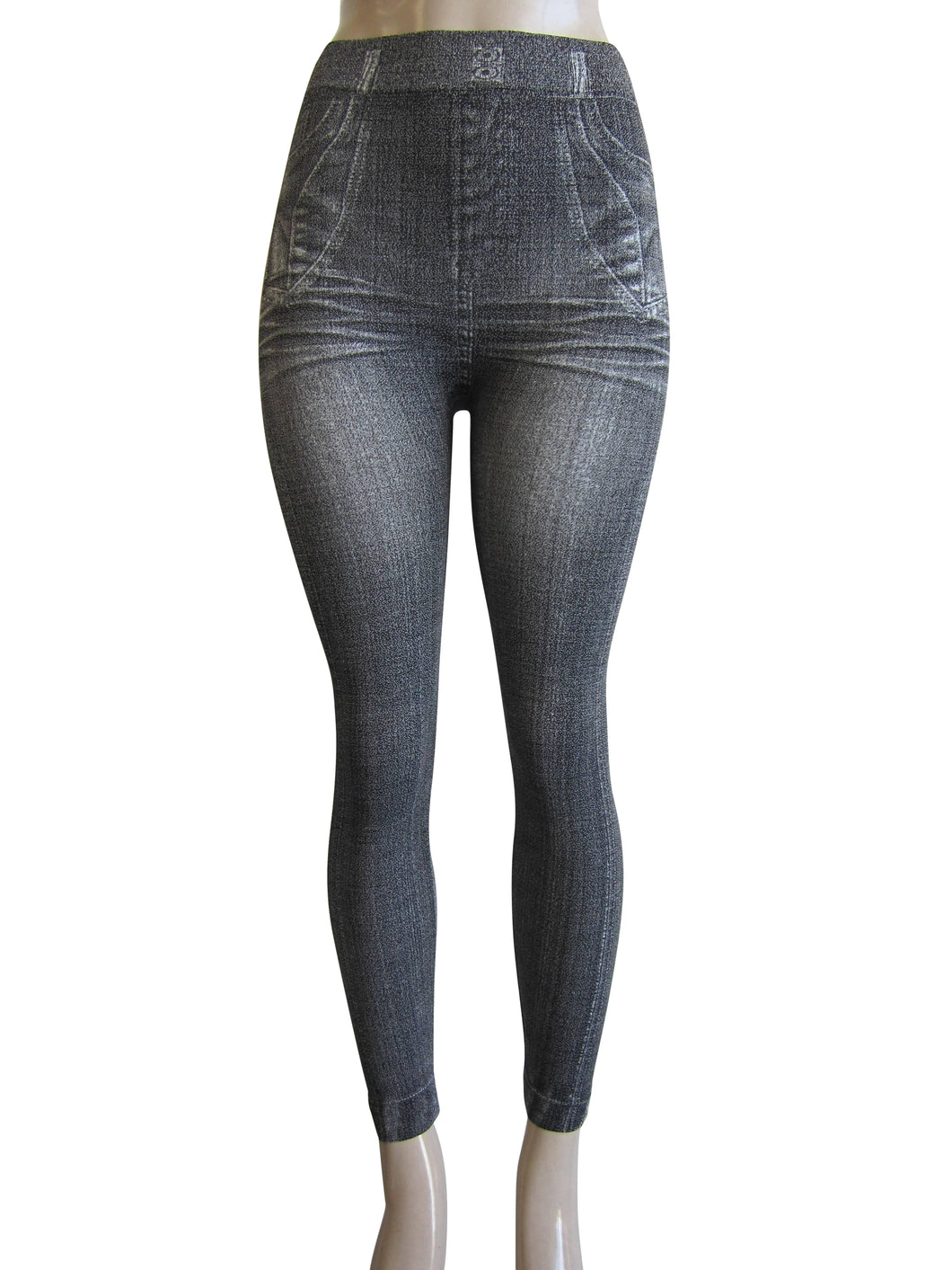 Women Stretch Jean Look Ankle-length Legging (FAB-901)