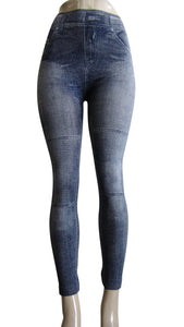 Women One Size Slim Printed Leggings (FAB-983)