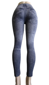 Women One Size Slim Printed Leggings (FAB-983)