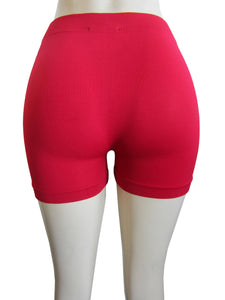 Women One Size Cycling Biker Yoga Workout Shorts (Mini Shorts)